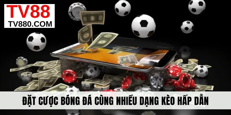 Đặt cược bóng đá cùng nhiều dạng kèo hấp dẫn